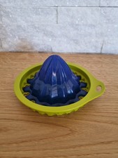 Tupperware Combi Plus Zitruspresse+Reibe blau grün Top