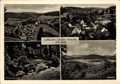 Scheibe alsbach neuhaus am - ak,