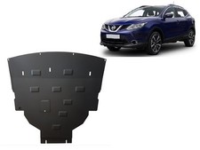 Stahl Unterfahrschutz für Motor kompatibel mit Nissan Qashqai J11 - (2013-2021)