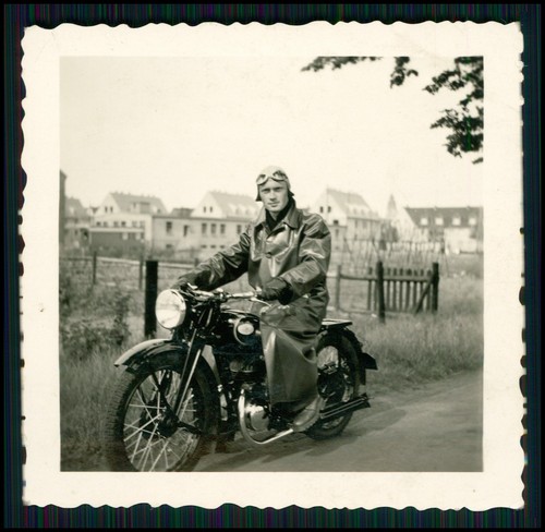 Foto motorrad ledermantel - foto,