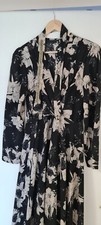 Blumiges langes kleid - langes, hijab