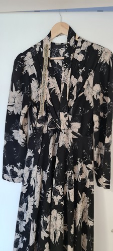 Blumiges langes kleid hijab - langes,