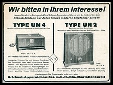 Alte Werbung 1929 Schaub