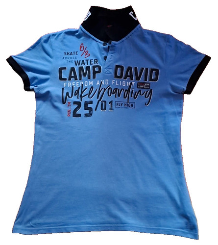Top camp david - top, polohemd