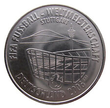 WM-MÜNZE-MEDAILLE - STADION STUTTGART