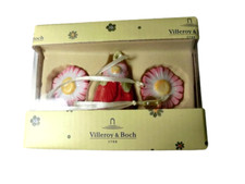 VILLEROY & BOCH  - Flower Bells Trio - rot/rosa - in OVP - TOP ZUSTAND