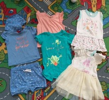 Sommerkleidungspacket Mädchen,Gr.80, 7 Teile