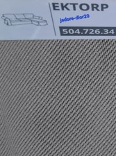 ✅️Ikea EKTORP Bezug Für 3er-Sofa, mit Récamiere/Hallarp grau 504.726.34 HUSSE 