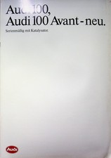 306148) Audi 100 C3 + Avant Prospekt 01/1988