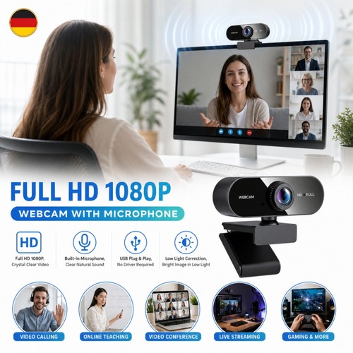 Webcam kamera 1080p - webcam, hd