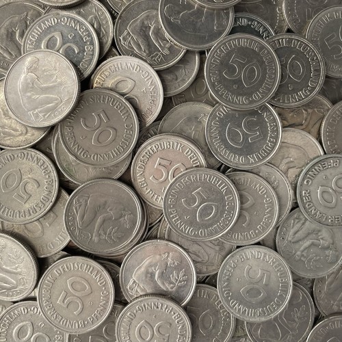 Pfennig münzen brd vor - 50,