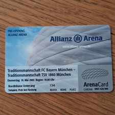 TICKET PRE-Opening ALLIANZ ARENA - Derby Traditionsmannschaften 1860 vs FCB