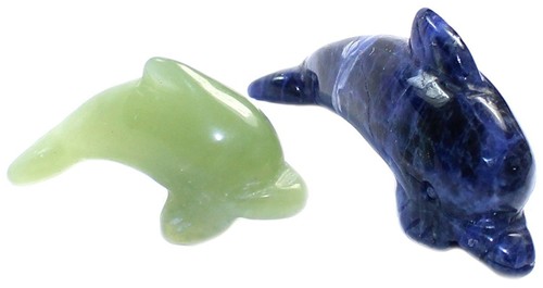 Edelstein delfin set sodalith - edelstein,