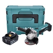Makita DGA 452 F1J Akku Winkelschleifer 18 V 115 mm + 1x Akku 3,0 Ah + Makpac