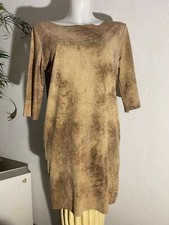 Kleid aus Wildlederimitat, Braun, Damen, Gr.38, Damen, Italien