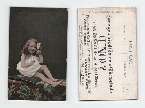 Vintage postkarte werbung uno - vintage,