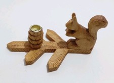 Handgeschnitzter Kerzenhalter