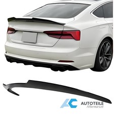 Schwarz Glanz Heckspoiler Spoiler Heckflügel für Audi A5 B9 F5A Sportback 2017+