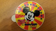 Alter Aufkleber / Sticker Comic MICKY MAUS im KARSTADT-Haus WALT DISNEY
