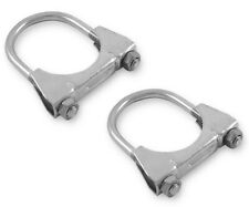 2 Edelstahl Schellen M8 65mm Ext. Lang Gewinde U Bügelschelle Klemme Rohrschelle