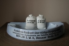 Aschenbecher Deutsches Kalisyndikat Werbe Reklame Ascher Porzellan  SELTEN