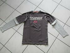 Nangaparbat Langarm-Shirt grau  Größe 164 