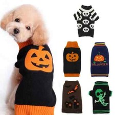 Halloween Hundekleidung – Warmer Pullover für Chihuahua & Bulldogge