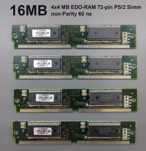 4x4mb edo ram pin - edo-ram, ps/2