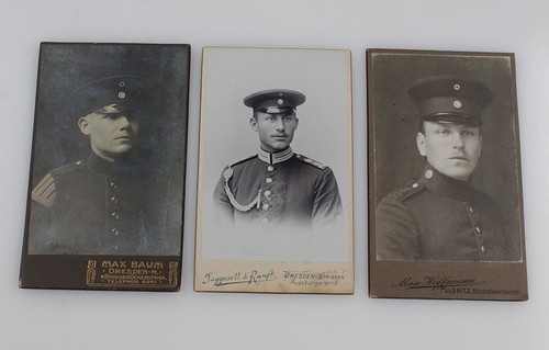 Militär portrait foto - militär, cdv