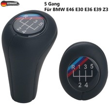 5 Gang Leder Schaltknauf für BMW 1 3 5er E36 E30 E46