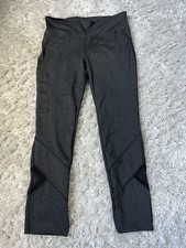 Ergee dunkelgraue Sportleggings 3/4 mit Handytasche Gr. S / 36