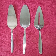 3 tlg. Konvolut Tortenheber mit Abstreifer v. WMF; Nica  / z.T. versilbert