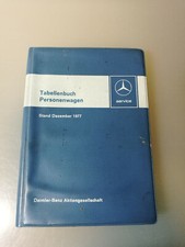 Mercedes Tabellenbuch R107 SL