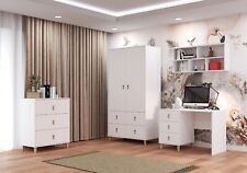 Jugendzimmer Komplett-Set Schrank Kommode Schreibtisch Wandregal FIGO 01