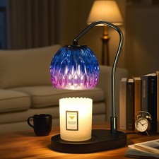 Kerzenwärmer Lampe mit Timer & 4-stufigem Dimmer, elektrischer Wachswärmer für Glasdose