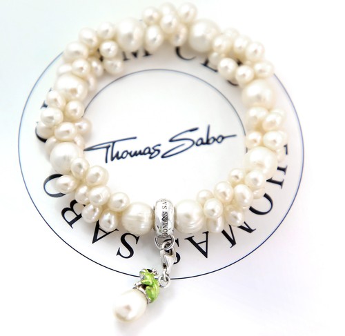 Thomas sabo weißes perlen - thomas,
