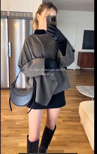 Zara neu strickcape mit - strickcape,
