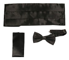 Herren Kummerbund mit Fliege