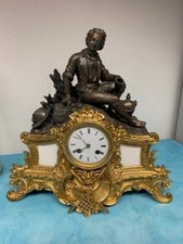 Antike frz. Kaminuhr Manteluhr