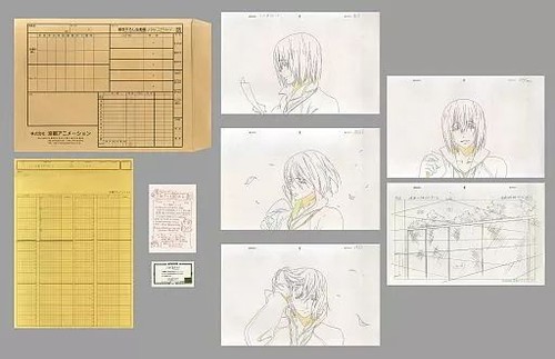 Kyoto animation cell drawing - animation,