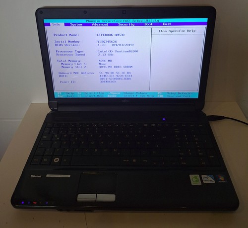 Fujitsu siemens lifebook ah530 - lifebook,