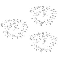  3 Pack Kristallstirnband