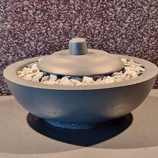 Feuerschale aus Beton, anthrazit Betondeko Handmade Terrasse