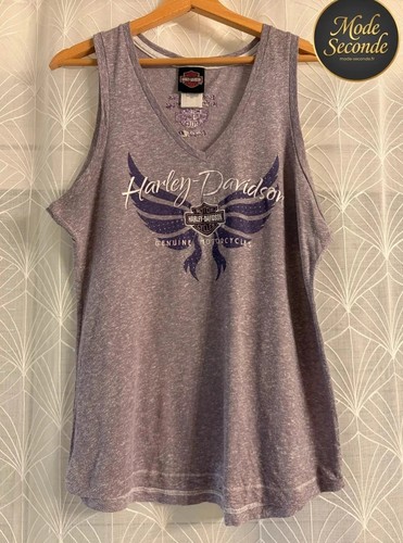 Harley davidson tanktop lila - tanktop,
