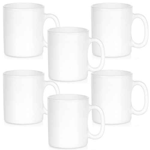 Becher aus glas weiß 300 - becher,
