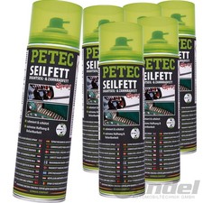 6x PETEC SEILFETT SPRAY 500 ML