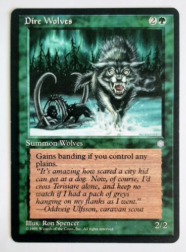 Dire wolfes ice age - wolfes, 1995