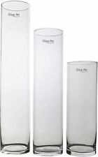 Glas Vase Deko-Vase Klarglas
