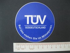 TÜV SÜDDEUTSCHLAND Bei uns stehen Sie im... Aufkleber Sticker Reklame Werbung