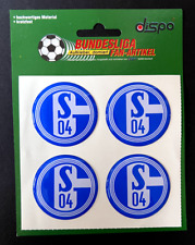 FC Schalke 04 Aufkleber Sticker Set - 4 Logos Bundesliga Fussball #3D